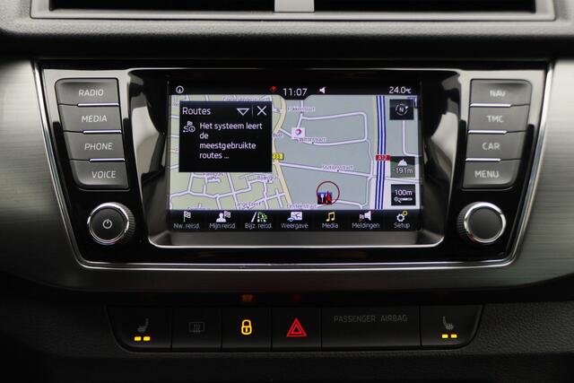 Skoda FABIA Combi 1.0 TSI Clever Climate, Cruise, Verwarmde Stoelen, Bluetooth, Navigatie, DAB, PDC, 15''