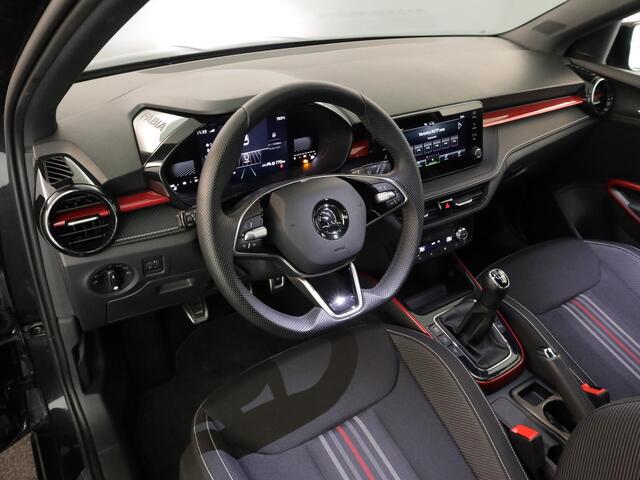 Skoda FABIA 1.0 TSI Monte Carlo 95 pk | Verlengde garantie | Navigatie via App | Parkeersensoren | Achteruitrijcamera | Apple Carplay/Android Auto | Stoelverwarming |