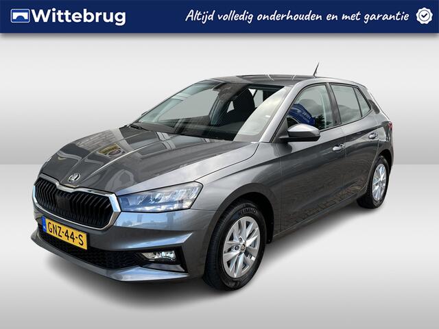 Skoda FABIA 1.0 TSI Selection / GARANTIE TM 10-2028/ LED/ CRUISE CONTROL/ DAB/ SMARTLINK/ BLUETOOTH/ PARK. SENSOREN A/ AIRCO/ LEDER MULTI. STUUR/ 15" LMV