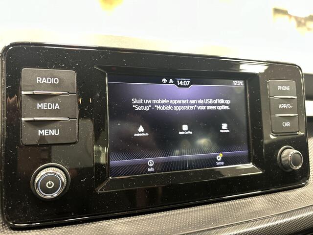 Skoda FABIA 1.0 TSI 110pk DSG Ambition · Airco · Apple/Android Car Play · P-Sensoren · DAB · Getint Glas · Cruise Control · 15'' Inch · Garantie t/m 16-10-2027 of 100.000km