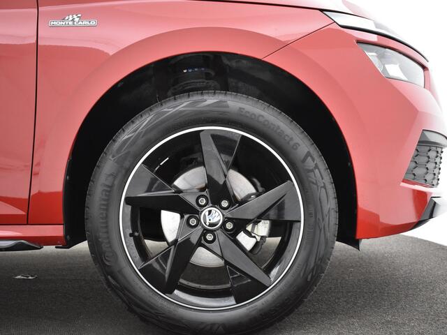 Skoda Kamiq 1.0 Tsi 110pk DSG Monte Carlo · Apple/Android Car Play · Camera · Keyless · Glazendak · P-Sensoren · 17'' Inch · Garantie t/m 29-11-2028 of 100.000km