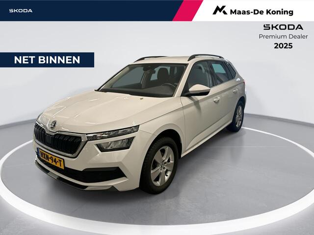 Skoda Kamiq 1.0 Tsi 110pk DSG Business Edition · Camera · Apple/Android Car Play · P-Sensoren · Cruise Control · Stoelverwarming · 16'' Inch · Garantie t/m 09-05-2027 of 120.000km