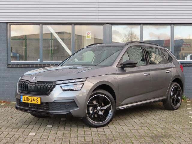 Skoda Kamiq 1.0 TSI Monte Carlo DSG | trekhaak wegklapbaar | stoelverwarming | voorruitverwarming | adaptive cruise + dpde hoek detectie | panodak | camera |