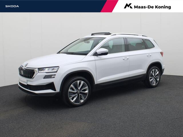 Skoda Karoq 1.5TSI/150PK Design DSG · Panoramadak · App connect · Camera + Parkeersensoren Garantie tot maart 2028 of 60000km.