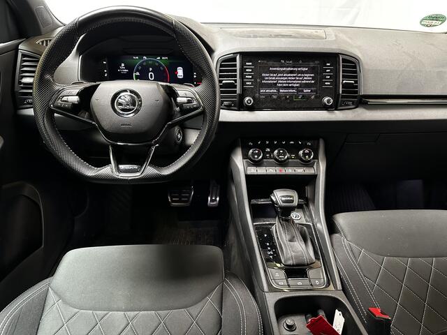 Skoda Karoq 1.5 TSI ACT Sportline Business / AUTOMAAT/ TREKHAAK/ CAMERA/ PARK. SENSOREN/ CRUISE/ MATRIX LED/ STOELVERWARM. V&A/ CHASSIS CONTROL/ VIRTUAL COCKPIT/ KEYLESS/ STUURVERWARM./ SMARTLINK/ DAB/ CLIMA