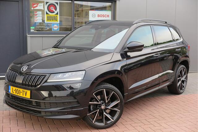 Skoda Karoq 1.5 TSI ACT 150pk Sportline Business Stoelverwarming , Led verlichting , DAB+ radio , Carplay ,Canton sound systeem, Achteruitrijcamera , Parkeersensoren ,Electr. achterklep ,etc.
