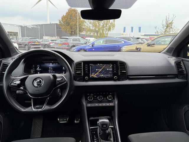 Skoda Karoq 1.5 TSi 150 Pk Automaat Sportline Business | Adaptive Cruise | Climate Control | Keyless | Stoelverwarming | Canton | Trekhaak | Navigatie | Camera | Carplay | LED | 123.026 Km!!