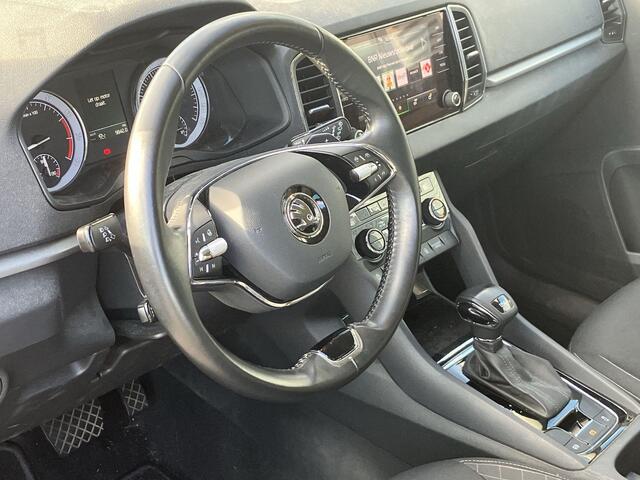 Skoda Karoq 1.5 TSI 150pk DSG ACT Business Edition · Camera · Apple/Android Car Play · Navigatie · P-Sensoren · Dodehoek Detectie · Stoel & Stuurverwarming · 16'' Inch ·