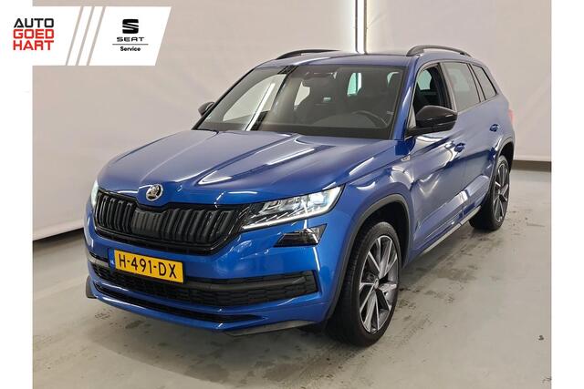 Skoda Kodiaq 2.0 TSI 4x4 191PK Sportline Business Leer/Alcantara Full-Led Camera Trekhaak-Wegklapbaar