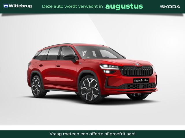 Skoda Kodiaq 1.5 TSI PHEV Sportline Business / 20" lichtmetalen velgen / Comfort Pakket / Panoramadak / Light & View pakket / Trekhaak wegklapbaar / Winter pakket / ¤1500 inruilpremie
