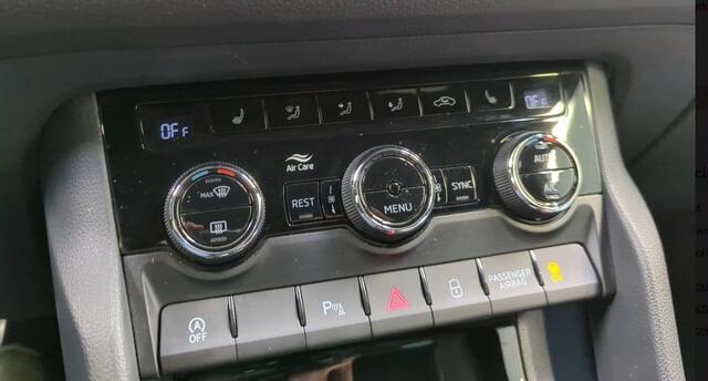 Skoda Kodiaq 1.5 TSI Sportline Business Navigatie 19 Inch Velgen Canton Audio DAB ACC Elek Stoel + Verwarming Camera Keyless Getint Glas Metallic BTW NL Auto