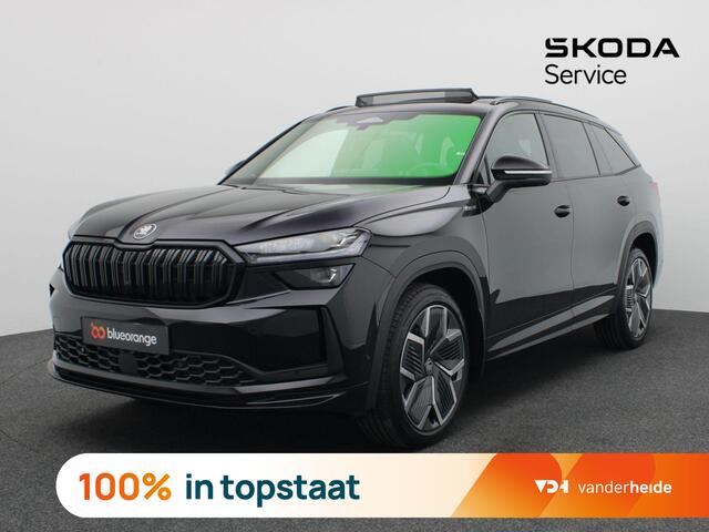 Skoda Kodiaq 1.5 TSI MHEV Sportline Business 7p 150PK DSG Matrix led, trekhaak, Canton sound, verwarmbare voorruit, panoramadak, elektrische voorstoelen, keyless, derde zitrij, 20" lichtmetaal