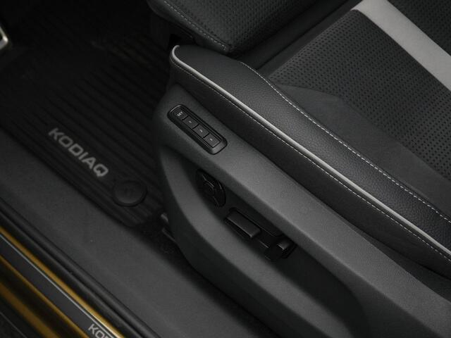 Skoda Kodiaq 1.5 TSI 204 pk DSG PHEV Sportline Business | Geheugenstoel | Matrix LED | Leder/alcantara | Achteruitrijcamera | Stuur-/achterbankverwarming