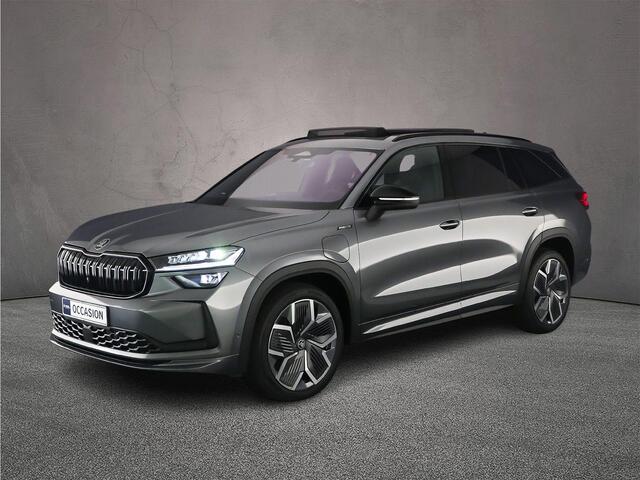 Skoda Kodiaq Sportline Business 1.5 TSI PHEV 204pk DSG Automaat Trekhaak, Panoramadak, 360 camera, Head up display, Adaptive cruise control, Achteruitrijcamera, Elektrische achterklep
