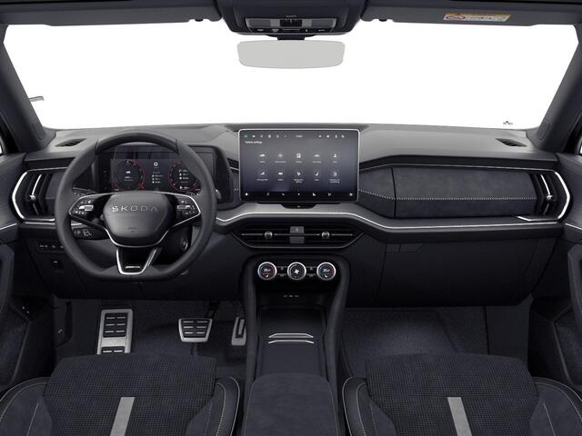 Skoda Kodiaq Sportline Business 1.5 TSI PHEV 150 kW | 20" Lichtmetalen velgen | Wegklapbare Trekhaak | Familie Pakket | Verwarmbare Voorruit | Comfortpakket | Panorama Dak |