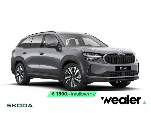 Skoda Kodiaq Business Edition 1.5 TSI PHEV 150 kW | Wegklapbare Trekhaak | Winterpakket | 18" Lichtmetalen Velgen | Sunset | Verwarmbare Voorruit