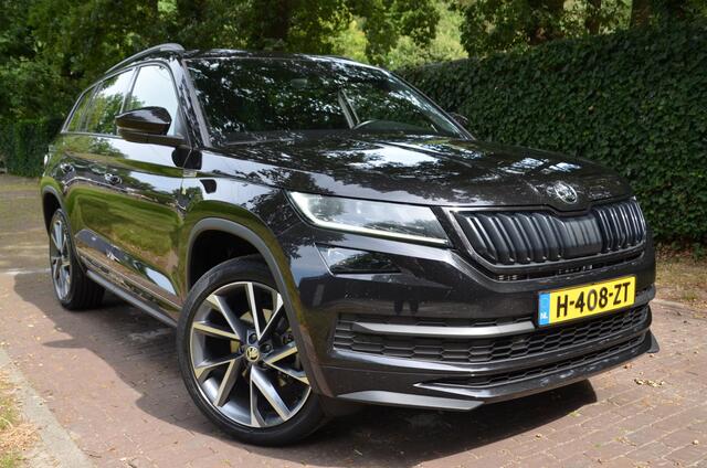 Skoda Kodiaq 1.5 TSI Sportline Business Navi/Led/Ecc/Pdc/Achteruitrij-camera/Half-Leer/Privacy-Glass/Cruise control adaptief/Elektrisch verstelb./Trekhaak-Wegklapbaar/ bestuurdersstoel met geheugen/Virtual Cockpit