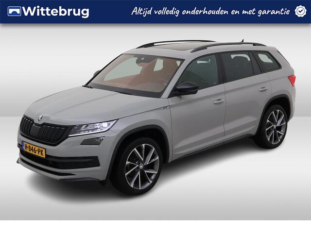 Skoda Kodiaq 1.5 TSI 150pk DSG Sportline Business 7p. / Panoramadak / LED / Virtual Cockpit / Navigatie / Donker glas / 20" LMV