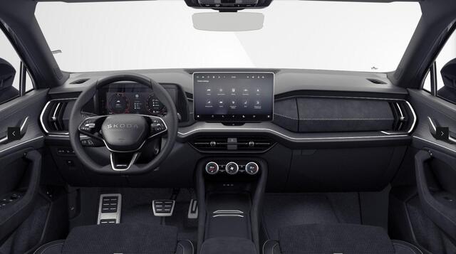 Skoda Kodiaq Sportline Business "Wordt verwacht" 1.5 TSI PHEV 204pk DSG Automaat Trekhaak, Panoramadak, Verwarmde voorruit, Adaptive cruiese control, Achteruitrijcamera