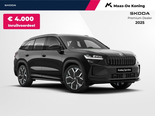 Skoda Kodiaq Sportline Business 1.5 TSI PHEV 150 kW / 204 PK SU V | Trekhaak weg klapbaar | 19'' Lichtmetalen Velgen | 4000,- inruilvoordeel!!