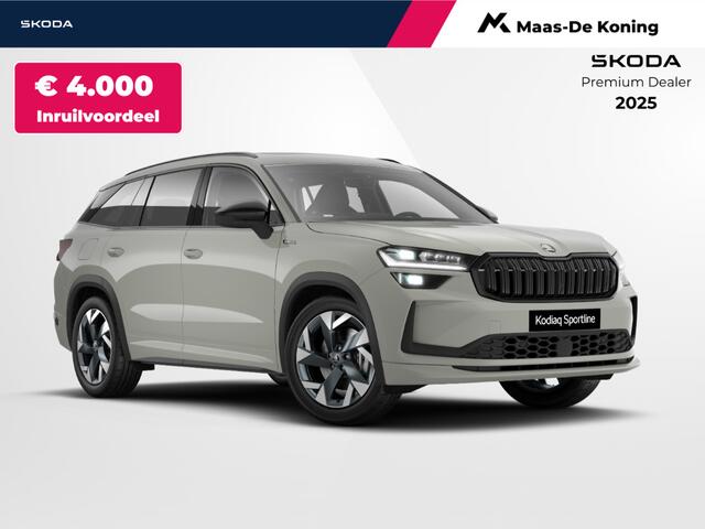 Skoda Kodiaq Sportline Business 1.5 TSI PHEV 150 kW / 204 PK SU | Panorama dak | Trekhaak wegklapbaar | 4000,- inruilvoordeel!!