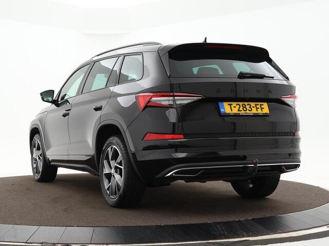 Skoda Kodiaq 1.5 TSI 150pk DSG Sportline Business 7p. · Camera · Elek. Trekhaak · Apple/Android Car Play · Elek. Bestuurdersstoel · 19'' Inch · Garantie t/m 06-06-2027 of 100.000km