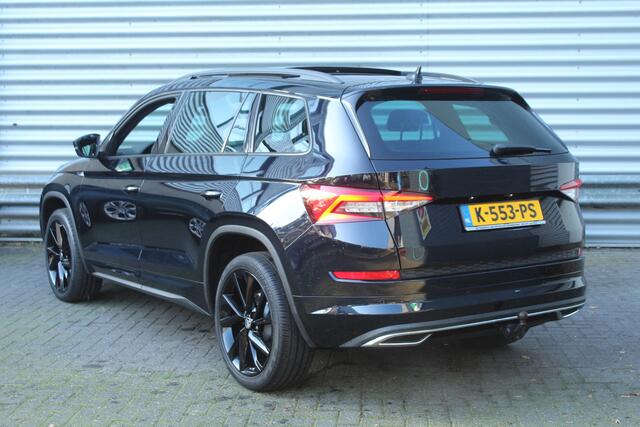 Skoda Kodiaq 1.5 TSI 150pk Sportline Business 7p. DSG7 NL-Auto NAP Panoramadak Clima Cruise Navi Camera Canton LMV Stoelverwarming Trekhaak 1800kg