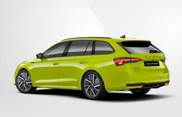 Skoda OCTAVIA Combi 1.5 TSI MHEV Sportline Business 18" lichtmetalen velgen / Panorama dak / Light & view pakket / Navigatie pakket / Adaptive cruise control / Winter pakket plus / Elektrisch verstelbare voorstoelen / ¤2000 inruilpremie