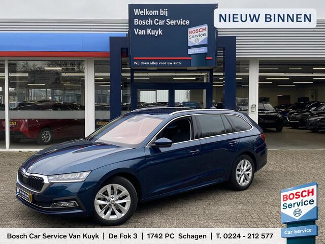 Skoda OCTAVIA Combi 1.5 e-TSI Business Edition Plus / Automaat / NL-Auto / 150 PK / Apple-Carplay & Android-Auto / Adaptive Cruise-Control / Draadloze-Telefoonlader / Climate-Control / DAB Radio-Bluetooth / Navi / Keyless / Dodehoek-Detectie / Wegklapbare-Trekhaak / PD