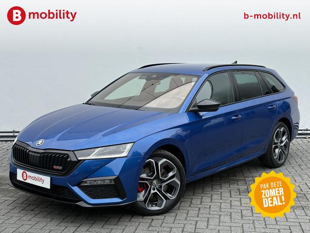 Skoda OCTAVIA Combi 1.4 TSI RS iV 245PK PHEV Hybride Sportline Trekhaak | Adaptive Cruise | Head-Up Display | Stoel/Stuurwielverwarming
