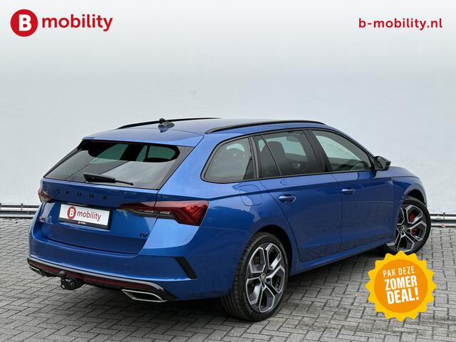 Skoda OCTAVIA Combi 1.4 TSI RS iV 245PK PHEV Hybride Sportline Trekhaak | Adaptive Cruise | Head-Up Display | Stoel/Stuurwielverwarming