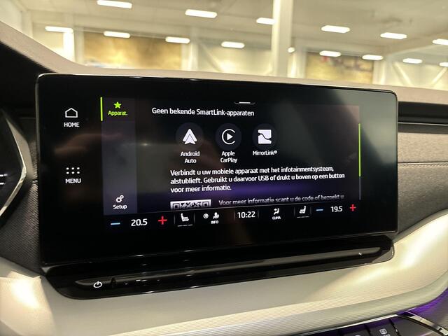 Skoda OCTAVIA Combi 1.0 e-TSI 110pk DSG Business Edition Plus · Apple/Android Car Play · Dodehoeksensor · Navigatie · Keyless · Elek. Achterklep · P-Sensoren · 17'' Inch · Garantie t/m 14-08-2027 of 100.000km