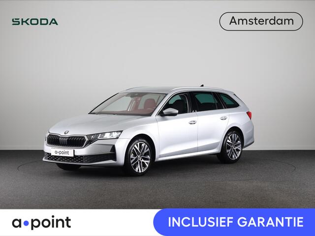 Skoda OCTAVIA Combi 1.5 TSI MHEV Business Edition Plus 115 pk Automaat (DSG) | Verlengde garantie | Navigatie | Parkeersensoren | Achteruitrijcamera | Adaptieve cruise control | Stoelverwarming |