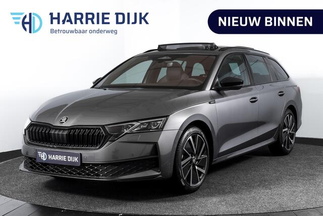 Skoda OCTAVIA Combi 1.5 TSI MHEV 150 PK Sportline Tour | S/K-Panodak | Dig. Cockpit | Elek. Trekhaak | Adapt. Cruise | Winterpakket | Camera | NAV + App. Connect | ECC | Elek. Klep | DAB | LM 18" | 7645