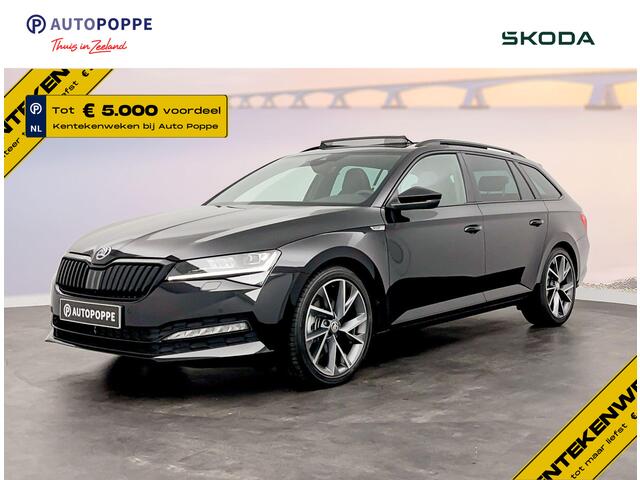 Skoda SUPERB Sportline Business 1.5 110 kW / 150 pk TSI Combi 7 Panoramadak - Trekhaak - 19 inch LM