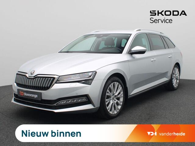 Skoda SUPERB Combi 1.4 TSI iV Business Edition Plus 218PK DSG Adaptieve Cruise Controle, Stoel-Stuurverwarming, Volleder, Keyless, Side Assist, Achteruitrijcamera, Trekhaak, 18" LM Velgen