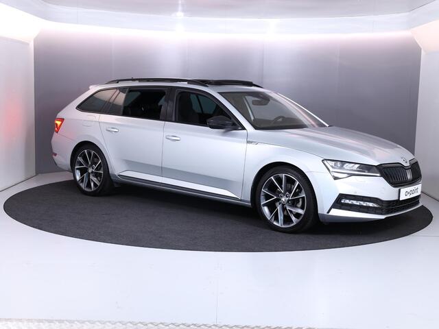 Skoda SUPERB Combi 1.5 TSI ACT Sportline Business 150 pk Automaat (DSG) | Verlengde garantie | Navigatie | Panoramadak | Parkeersensoren | Achteruitrijcamera | Adaptieve cruise control |