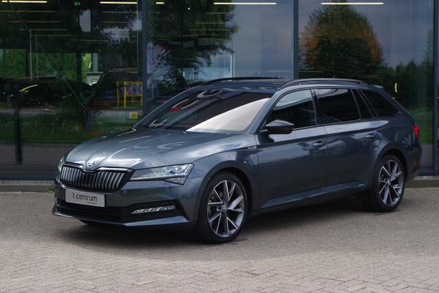 Skoda SUPERB Combi 1.4 TSI iV Sportline 218 PK BNS PHEV, Trekhaak, Memory, Canton Sound, Carplay, Camera