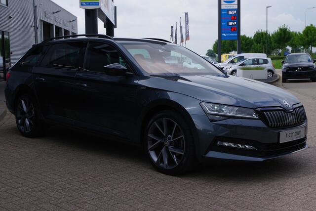Skoda SUPERB Combi 1.4 TSI iV Sportline 218 PK BNS PHEV, Trekhaak, Memory, Canton Sound, Carplay, Camera
