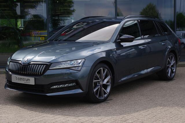 Skoda SUPERB Combi 1.4 TSI iV Sportline 218 PK BNS PHEV, Trekhaak, Memory, Canton Sound, Carplay, Camera