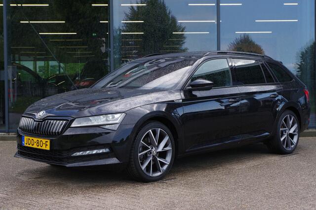 Skoda SUPERB Combi 1.4 TSI iV Sportline BNS 218 PK PHEV, Panoramadak, Trekhaak, DCC, 360 Camera, Canton Sound, 4 x Stoelverwarming