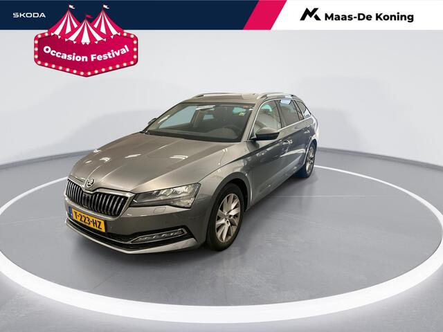 Skoda SUPERB Combi 1.5 TSI 150pk DSG ACT Business Edition Plus · Camera · Keyless · Apple/Android Car Play · Navigatie · Cruise Control · Elek. bestuurdersstoel · 17'' Inch · Garantie t/m 10-07-2027 of 100.000km