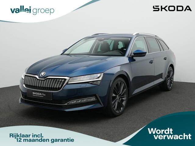 Skoda SUPERB Combi 1.4 TSI iV 218 pk DSG Business Edition | Matrix LED | Navigatie Columbus | Geheugenstoel | Matrix LED | Leder/alcantara