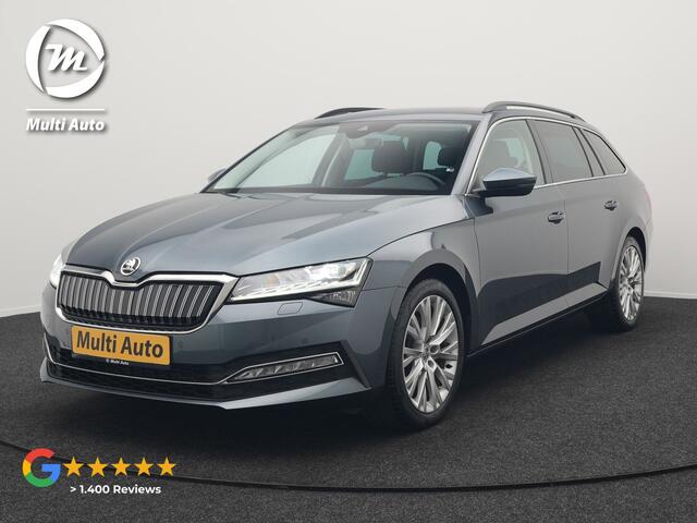 Skoda SUPERB Combi 1.4 TSI iV Business Edition Plug In Hybrid 218pk Dealer O.H PHEV | Trekhaak Af Fabriek | Adaptive Cruise | Apple Carplay | Sportstoelen Verwarmd | Virtual | Keyless | Navigatie | DAB |