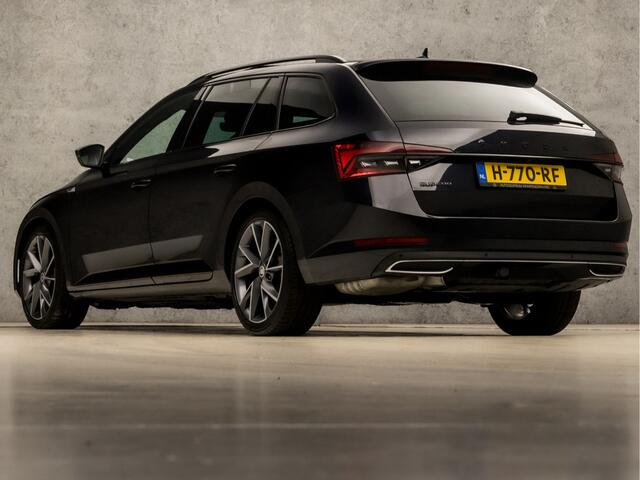 Skoda SUPERB Combi 1.5 TSI Sportline 150Pk Automaat (PANORAMADAK, VIRTUAL COCKPIT, APPLE CARPLAY, LEDER/ALCANTARA, MEMORY SEATS, STOELVERWARMING VOOR/ACHTER, CANTON AUDIO, CAMERA, ZWART HEMEL, SFEERVERLICHTING, NIEUWSTAAT)