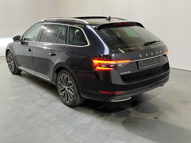 Skoda SUPERB Combi 1.4 TSI iV Laurin & Klement / AUTOMAAT/ LEER/ ELEKTR. TREKHAAK/ ADAPT. CRUISE/ DIGITAL DASH/ 360 CAMERA/ STOEL VERWARM. EN VENTILATIE./ SMARTLINK/ PARK. SENSOREN