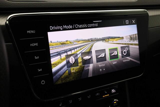 Skoda SUPERB Combi 1.4 TSI 218 pk DSG iV Sportline Business | Panoramadak | Trekhaak | Canton sound | 360 camera | Matrix LED | Adaptief onderstel | Keyless | 19 inch