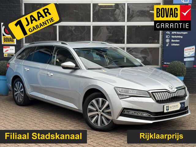 Skoda SUPERB Combi 1.4 TSI iV Business Edition Plus GRATIS Afleverpakket! | Uitklapbare Trekhaak | Elektrische stoelen + Geheugen |
