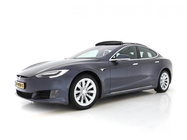 Tesla MODEL S 235 Kw Base [ 3-Fase ] (INCL-BTW) *PANO | AUTO-PILOT | KEYLESS | FULL-LED | 1/2-LEDER | NAVI-FULLMAP | SURROUND-VIEW | APP-CONNECT | LANE-ASSIST | VIRTUAL-COCKPIT | DAB | SPORT-SEATS | 19"ALU