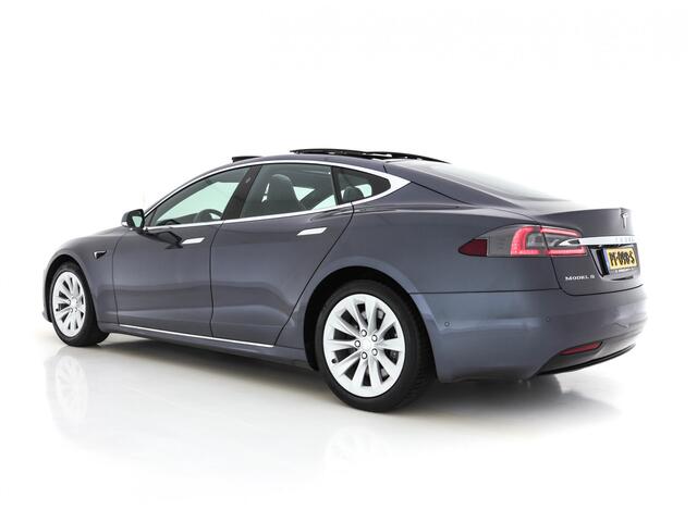 Tesla MODEL S 235 Kw Base [ 3-Fase ] (INCL-BTW) *PANO | AUTO-PILOT | KEYLESS | FULL-LED | 1/2-LEDER | NAVI-FULLMAP | SURROUND-VIEW | APP-CONNECT | LANE-ASSIST | VIRTUAL-COCKPIT | DAB | SPORT-SEATS | 19"ALU